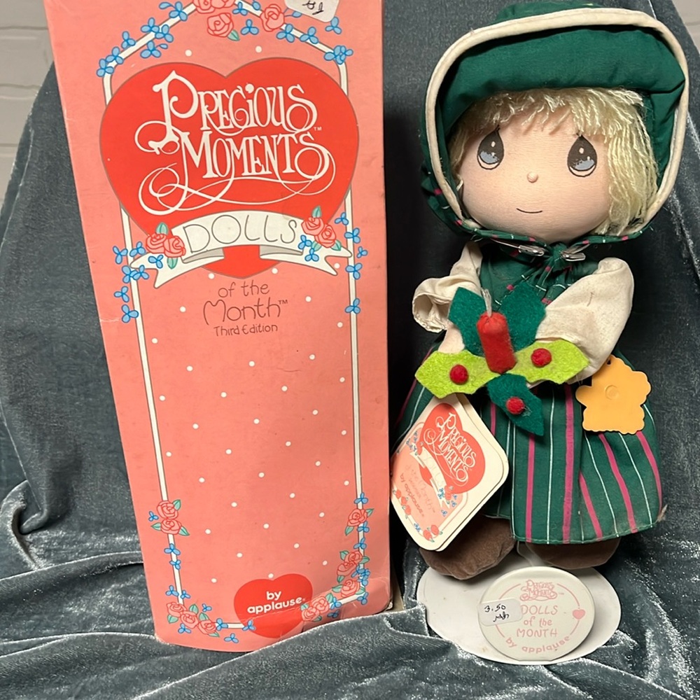Precious Moments Doll of the Month December with Box